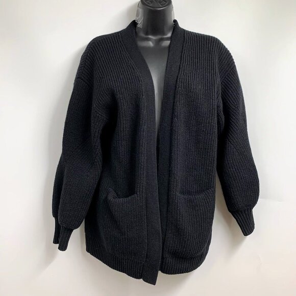 Wilfred Sweaters - Aritzia Wilfred Free Women's Unwind 100% Merino Wool Open Front Cardigan Size XS
